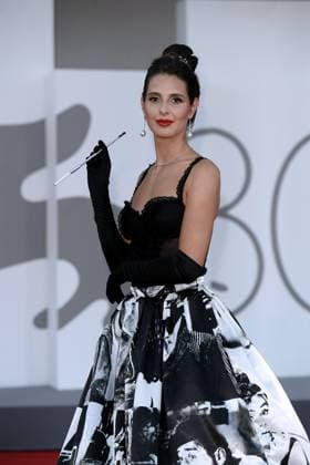80th Venice Film Festival 2023, Red carpet Kineo Award . Pictured: Kristy Sparow  Copyright: xAlbertoxTerenghix xipa-agency.nex xPoolxPhotoxEventsx02x IPA_IPA40021055