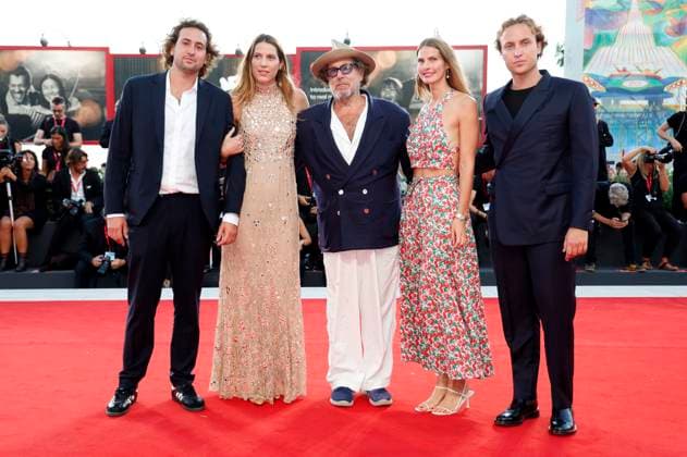 Cy Schnabel, Stella Schnabel, Julian Schnabel, Louise Kugelberg and Olmo Schnabel at the presentation of the Kineo Award 2023 at the Biennale di Venezia 2023 80 Venice International Film Festival at the Palazzo del Cinema Venice, 02 09 2023. Foto:xD.xBedrosianx xFuturexImagex kineo_3904