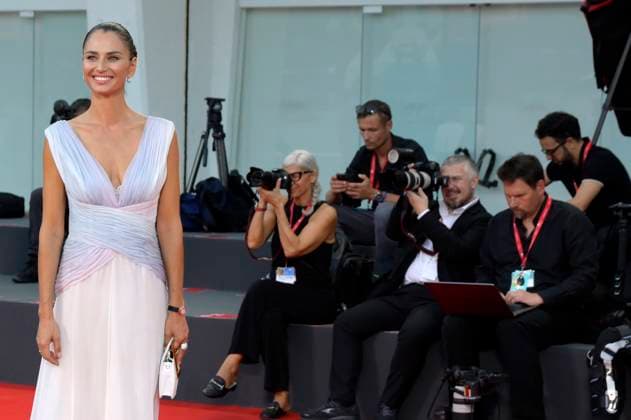 Anna Safroncik at the presentation of the Kineo Award 2023 at the Biennale di Venezia 2023 80 Venice International Film Festival at the Palazzo del Cinema Venice, 02 09 2023 Foto:xA.xM.xTinghinox xFuturexImagex kineo_3926