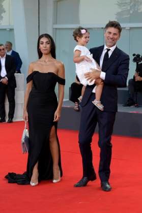 Fabio Fulco with wife Veronica Papa and daughter Agnes at the presentation of the Kineo Award 2023 at the Biennale di Venezia 2023 80 Venice International Film Festival at the Palazzo del Cinema Venice, 02 09 2023 Foto:xA.xM.xTinghinox xFuturexImagex kineo_3937