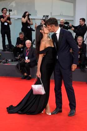 Fabio Fulco with wife Veronica Papa at the presentation of the Kineo Award 2023 at the Biennale di Venezia 2023 80 Venice International Film Festival at the Palazzo del Cinema Venice, 02 09 2023 Foto:xA.xM.xTinghinox xFuturexImagex kineo_3948