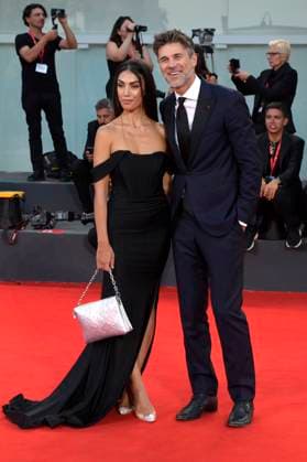 Fabio Fulco with wife Veronica Papa at the presentation of the Kineo Award 2023 at the Biennale di Venezia 2023 80 Venice International Film Festival at the Palazzo del Cinema Venice, 02 09 2023 Foto:xA.xM.xTinghinox xFuturexImagex kineo_3950