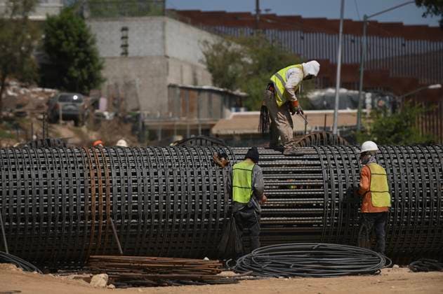September 1, 2023, Tijuana, Baja California, Mexico: The construction of the Tijuana Otay II US-Mexico Port of Entry checkpoint, which is being executed by engineers from the Mexican Ministry of National Defense, has progressed extensively as they expect it to be completed by December of this year, even before the United States, which now is estimated that said US side of the port of entry could open in 2026 and not at the end of 2024. Tijuana Mexico - ZUMAm180 20230901_zip_m180_003 Copyright: xCarlosxA.xMorenox