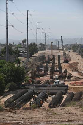 September 1, 2023, Tijuana, Baja California, Mexico: The construction of the Tijuana Otay II US-Mexico Port of Entry checkpoint, which is being executed by engineers from the Mexican Ministry of National Defense, has progressed extensively as they expect it to be completed by December of this year, even before the United States, which now is estimated that said US side of the port of entry could open in 2026 and not at the end of 2024. The construction of the Otay II port of entry was achieved through a binational agreement with the US, mainly with California. On October 24, 2022, the government of Mexico and California signed an agreement regarding the new Otay II Ã¢â‚¬ Otay Mesa East international border crossing and port, which will h - ZUMAm180 20230901_zip_m180_006 Copyright: xCarlosxA.xMorenox