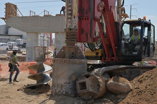 September 1, 2023, Tijuana, Baja California, Mexico: The construction of the Tijuana Otay II US-Mexico Port of Entry checkpoint, which is being executed by engineers from the Mexican Ministry of National Defense, has progressed extensively as they expect it to be completed by December of this year, even before the United States, which now is estimated that said US side of the port of entry could open in 2026 and not at the end of 2024. The construction of the Otay II port of entry was achieved through a binational agreement with the US, mainly with California. On October 24, 2022, the government of Mexico and California signed an agreement regarding the new Otay II Ã¢â‚¬ Otay Mesa East international border crossing and port, which will h - ZUMAm180 20230901_zip_m180_007 Copyright: xCarlosxA.xMorenox