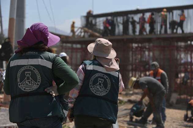 September 1, 2023, Tijuana, Baja California, Mexico: The construction of the Tijuana Otay II US-Mexico Port of Entry checkpoint, which is being executed by engineers from the Mexican Ministry of National Defense, has progressed extensively as they expect it to be completed by December of this year, even before the United States, which now is estimated that said US side of the port of entry could open in 2026 and not at the end of 2024. Tijuana Mexico - ZUMAm180 20230901_zip_m180_010 Copyright: xCarlosxA.xMorenox