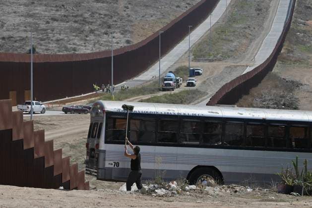 September 1, 2023, Tijuana, Baja California, Mexico: The construction of the Otay II port of entry was achieved through a binational agreement with the US, mainly with California. On October 24, 2022, the government of Mexico and California signed an agreement regarding the new Otay II †Otay Mesa East international border crossing and port, which will have a single collection point.The economic impact studies showed that the California-Baja region stopped gaining due to vehicle waiting times at the checkpoints, since they generate air pollution and other environmental and economic problems, according to the Transportation Agency of California. Between 78,000 and 83,000 jobs were lost annually due to waiting times, which leaves an ec - ZUMAm180 20230901_zip_m180_013 Copyright: xCarlosxA.xMorenox