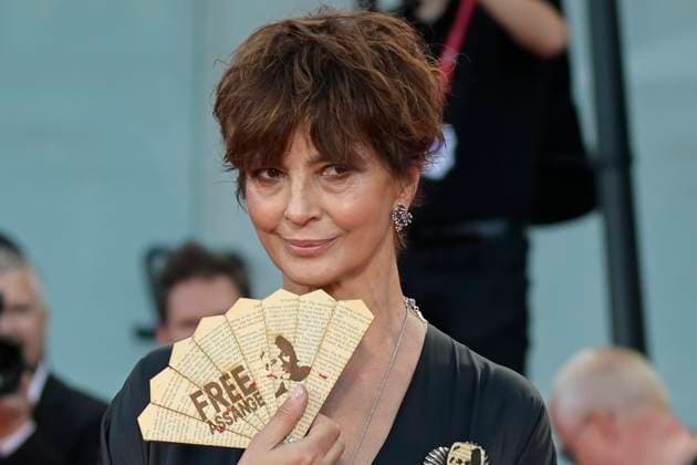 September 2, 2023, Venice Lido, Italy: Laura Morante attends the red carpet of Premio Kineo at 80 Venice Film Festival at Palazzo del Cinema. Venice Lido Italy - ZUMAs197 20230902_aaa_s197_282 Copyright: xMarioxCartellix