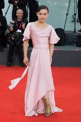 September 2, 2023, Venice Lido, Italy: Sara Ciocca attends the red carpet of Premio Kineo at 80 Venice Film Festival at Palazzo del Cinema. Venice Lido Italy - ZUMAs197 20230902_aaa_s197_289 Copyright: xMarioxCartellix