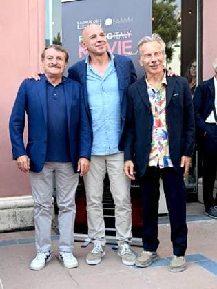 Venice, 80th Venice Film Festival 2023. Day 5 - Photocall Filming Italy Movie Venice, 80th Venice Film Festival 2023. Day 5 - Photocall Filming Italy Movie. In the photo Aldo Giovanni and Giacomo Venice -  Copyright: xIPA ABACAx BRIPA20230903_695 IPA ABACAx BRIPA20230903_695