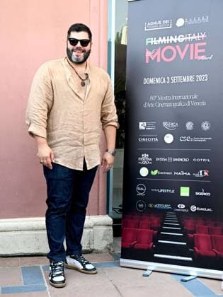 Venice - Filming Italy Movie Photocall Salvatore Esposito at Filming Italy Movie photocall during 80th Venice Film Festival on September 3, 2023 in Venice, Italy. Photo by Manuele Mangiarotti IPA ABACAPRESS.COM Venice Italy  Copyright: xMangiarottixManuele IPA ABACAx 866148_015 MangiarottixManuele IPA ABACAx 866148_015