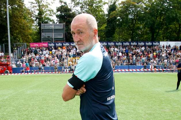 Peter Lohmeyer at the charity football match Kicken mit Herz for the benefit of the childrens cardiac ward of the University Hospital Eppendorf on 3 09 2023 in Hamburg Kicken mit Herz charity football event in Hamburg
