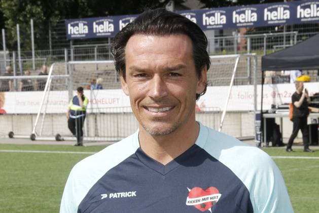 Piotr Trochowski at the charity football match Kicken mit Herz for the benefit of the childrens cardiac ward of the University Hospital Eppendorf on 3 09 2023 in Hamburg Kicken mit Herz charity football event in Hamburg