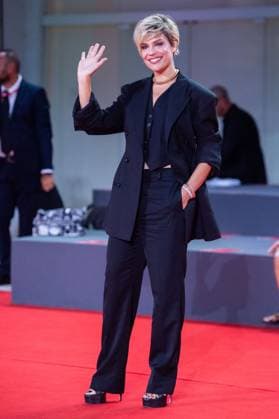 Venice Filming Italy Best Movie Award 2023 Micaela Ramazzotti attending a red carpet for the Filming Italy Best Movie Award 2023 as part of the 80th Venice Film Festival (Mostra) in Venice, Italy on September 03, 2023. Photo by Aurore Marechal ABACAPRESS.COM Venice Italy  Copyright: xMarechalxAurore ABACAx 866173_020 MarechalxAurore ABACAx 866173_020