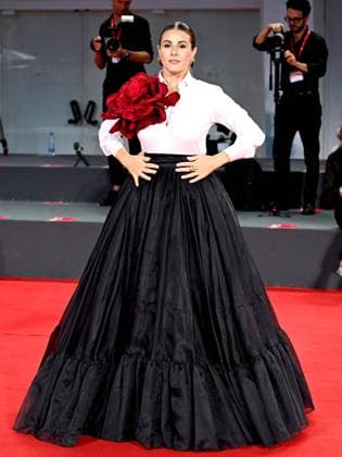 Venice, 80th Venice Film Festival 2023 - Evening 5 - red carpet Filming Italy Venice, 80th Venice Film Festival 2023 - Evening 5 - red carpet Filming Italy. In the photo Diana Del Bufalo Venice -  Copyright: xIPA ABACAx BRIPA20230903_1395 IPA ABACAx BRIPA20230903_1395