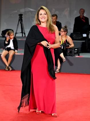 Venice, 80th Venice Film Festival 2023 - Evening 5 - red carpet Filming Italy. In the photo Carla Signoris  Copyright: xManuelexMangiarottix xipa-agencyx xPoolxPhotoxEventsx02x IPA_IPA40044856