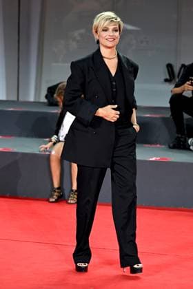 Venice, 80th Venice Film Festival 2023 - Evening 5 - red carpet Filming Italy. In the photo Micaela Ramazzotti  Copyright: xManuelexMangiarottix xipa-agencyx xPoolxPhotoxEventsx02x IPA_IPA40044871
