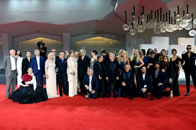 Venice, 80th Venice Film Festival 2023 - Evening 5 - red carpet Filming Italy. In the photo the winners  Copyright: xManuelexMangiarottix xipa-agencyx xPoolxPhotoxEventsx02x IPA_IPA40045018