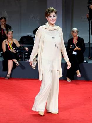 Venice, 80th Venice Film Festival 2023 - Evening 5 - red carpet Filming Italy. In the photo Edwige Fenech  Copyright: xManuelexMangiarottix xipa-agencyx xPoolxPhotoxEventsx02x IPA_IPA40044924