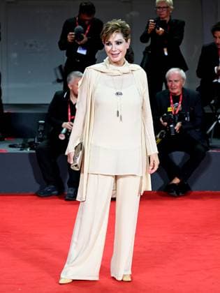 Venice, 80th Venice Film Festival 2023 - Evening 5 - red carpet Filming Italy. In the photo Edwige Fenech  Copyright: xManuelexMangiarottix xipa-agencyx xPoolxPhotoxEventsx02x IPA_IPA40044935
