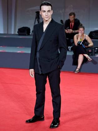 Venice, 80th Venice Film Festival 2023 - Evening 5 - red carpet Filming Italy. In the photo Matteo Paolillo  Copyright: xManuelexMangiarottix xipa-agencyx xPoolxPhotoxEventsx02x IPA_IPA40044941