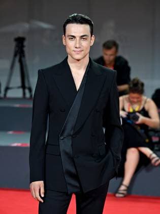Venice, 80th Venice Film Festival 2023 - Evening 5 - red carpet Filming Italy. In the photo Matteo Paolillo  Copyright: xManuelexMangiarottix xipa-agencyx xPoolxPhotoxEventsx02x IPA_IPA40044952