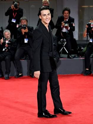 Venice, 80th Venice Film Festival 2023 - Evening 5 - red carpet Filming Italy. In the photo Matteo Paolillo  Copyright: xManuelexMangiarottix xipa-agencyx xPoolxPhotoxEventsx02x IPA_IPA40044955