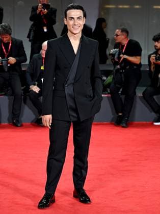 Venice, 80th Venice Film Festival 2023 - Evening 5 - red carpet Filming Italy. In the photo Matteo Paolillo  Copyright: xManuelexMangiarottix xipa-agencyx xPoolxPhotoxEventsx02x IPA_IPA40044960
