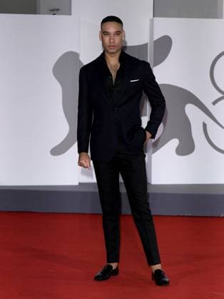 Venice, 80th Venice Film Festival 2023 - Evening 5 - red carpet Filming Italy. Pictured is Royce Pierreson  Copyright: xManuelexMangiarottix xipa-agencyx xPoolxPhotoxEventsx02x IPA_IPA40047445