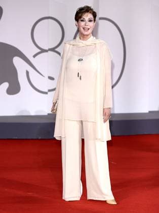 Venice, 80th Venice Film Festival 2023 - Evening 5 - red carpet Filming Italy. In the photo Edwige Fenech  Copyright: xManuelexMangiarottix xipa-agencyx xPoolxPhotoxEventsx02x IPA_IPA40047514