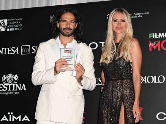 80th Venice Film Festival 2023, Filming Italy Best Movie Award 2023 Pictured: Martina Stella, Marco Bocci  Copyright: xManuelexMangiarottix xipa-agencyx xPoolxPhotoxEventsx02x IPA_IPA40047988