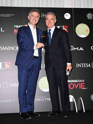 80th Venice Film Festival 2023, Filming Italy Best Movie Award 2023 Pictured: Valentino Picone, Letta Gianpaolo  Copyright: xManuelexMangiarottix xipa-agencyx xPoolxPhotoxEventsx02x IPA_IPA40048018