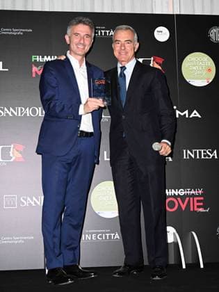 80th Venice Film Festival 2023, Filming Italy Best Movie Award 2023 Pictured: Valentino Picone, Letta Gianpaolo  Copyright: xManuelexMangiarottix xipa-agencyx xPoolxPhotoxEventsx02x IPA_IPA40048022