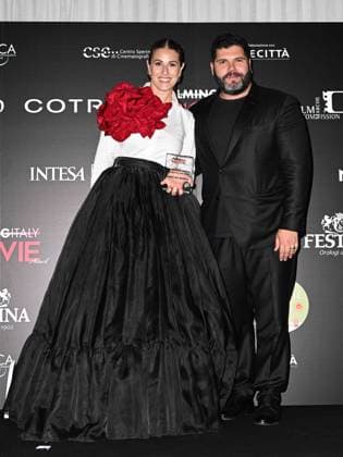 80th Venice Film Festival 2023, Filming Italy Best Movie Award 2023 Pictured: Diana Del Bufalo, Salvatore Esposito  Copyright: xManuelexMangiarottix xipa-agencyx xPoolxPhotoxEventsx02x IPA_IPA40048330