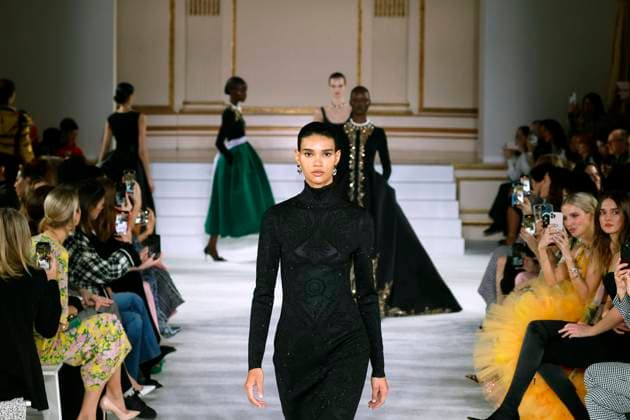 Carolina Herrera Ready to wear Fall winter 2023 24 NEW YORK february 2023 Carolina Herrera Ready to wear Fall winter 2023 24 NEW YORK february 2023, Credit:x Avalon  Copyright: xxx xAvalonx 0755815518