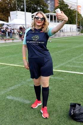 Sandra Quadflieg at the charity soccer match Kicken mit Herz 2023 in favor of the heart center of the UKE at the Stadiun Hoheluft Hamburg, 03 09 2023 Foto:xgbrcix xFuturexImagex kicken_3908
