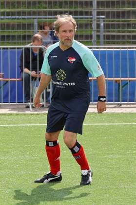 Bjarne Mädel at the charity soccer match Kicken mit Herz 2023 in favor of the heart center of the UKE at the Stadiun Hoheluft Hamburg, 03 09 2023 Foto:xgbrcix xFuturexImagex kicken_3926