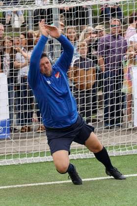 Tim Mälzer at the charity soccer match Kicken mit Herz 2023 in favor of the heart center of the UKE in the Stadiun Hoheluft Hamburg, 03 09 2023 Foto:xgbrcix xFuturexImagex kicken_3944