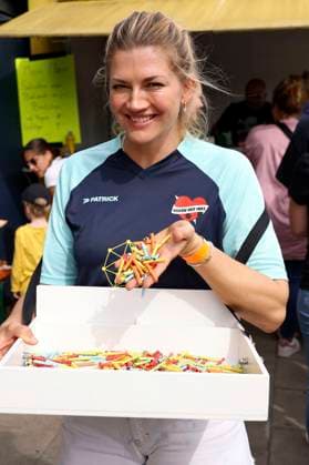 Nina Bott at the charity soccer match Kicken mit Herz 2023 in favor of the heart center of the UKE at the Stadiun Hoheluft Hamburg, 03 09 2023 Foto:xgbrcix xFuturexImagex kicken_3986