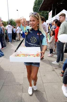 Nova Meierhenrich at the charity soccer match Kicken mit Herz 2023 in favor of the heart center of the UKE in the Stadiun Hoheluft Hamburg, 03 09 2023 Foto:xgbrcix xFuturexImagex kicken_3987