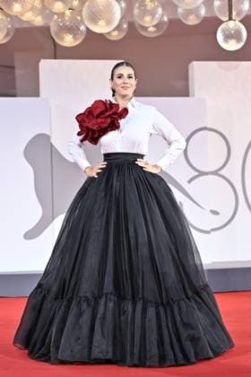 Venice Film Festival, Filming Italy Best Movie Award. Italy 03 Sep 2023 Diana Del Bufalo , during red carpet of the Filming Italy Best Movie Award. 80th Venice Film Festival, Italy on September 03, 2023., Credit:Maria Laura Antonelli Avalon Italy, Venice  Copyright: xMariaxLauraxAntonellix xAvalonx 0802830043