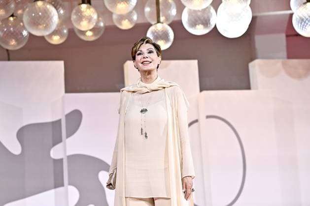 Venice Film Festival, Filming Italy Best Movie Award. Italy 03 Sep 2023 Edwige Fenech , during red carpet of the Filming Italy Best Movie Award. 80th Venice Film Festival, Italy on September 03, 2023., Credit:Maria Laura Antonelli Avalon Italy, Venice  Copyright: xMariaxLauraxAntonellix xAvalonx 0802831010