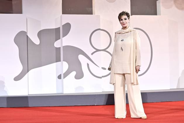 Venice Film Festival, Filming Italy Best Movie Award. Italy 03 Sep 2023 Edwige Fenech , during red carpet of the Filming Italy Best Movie Award. 80th Venice Film Festival, Italy on September 03, 2023., Credit:Maria Laura Antonelli Avalon Italy, Venice  Copyright: xMariaxLauraxAntonellix xAvalonx 0802831019