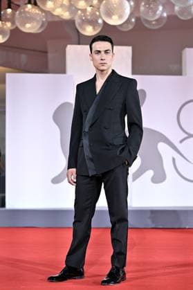Venice Film Festival, Filming Italy Best Movie Award. Italy 03 Sep 2023 Matteo Paolillo , during red carpet of the Filming Italy Best Movie Award. 80th Venice Film Festival, Italy on September 03, 2023., Credit:Maria Laura Antonelli Avalon Italy, Venice  Copyright: xMariaxLauraxAntonellix xAvalonx 0802831098