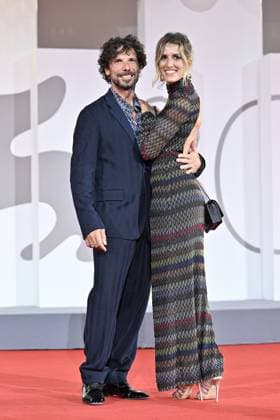 Venice Film Festival, Filming Italy Best Movie Award. Italy 03 Sep 2023 Francesco Montanari, Federica Sorino , during red carpet of the Filming Italy Best Movie Award. 80th Venice Film Festival, Italy on September 03, 2023., Credit:Maria Laura Antonelli Avalon Italy, Venice  Copyright: xMariaxLauraxAntonellix xAvalonx 0802831378