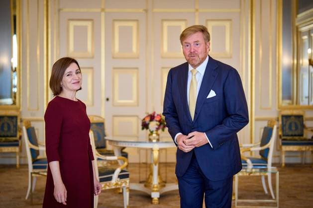 News Themen der Woche KW36 THE HAGUE - King Willem-Alexander receives the President of the Republic of Moldova, Mrs. Maia Sandu, in an audience at Noordeinde Palace. ANP POOL PHIL NIJHUIS netherlands out - belgium out  Copyright: xx x477256451x originalFilename: 477256451.jpg