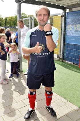 Bjarne Maedel at the charity soccer match Kicken mit Herz for the benefit of the childrens heart ward of the University Hospital Eppendorf in Hamburg on 03 09 2023