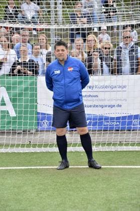 Tim Maelzer at the charity soccer match Kicken mit Herz for the benefit of the childrens heart ward of the University Hospital Eppendorf in Hamburg on 03 09 2023