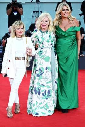 Venice, 80th Venice Film Festival 2023, Evening 6. Red Carpet Diva and Woman. Venice, 80th Venice Film Festival 2023, Evening 6. Red Carpet Diva and Woman. In the photo Rita Pavone, Sandra Milo, Tiziana Rocca Venice -  Copyright: xIPA ABACAx BRIPA20230904_1305 IPA ABACAx BRIPA20230904_1305