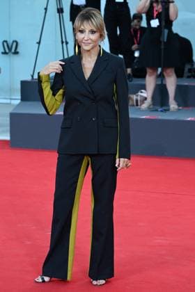 Venice, 80th Venice Film Festival 2023, Evening 6. Red Carpet Diva and Woman. Venice, 80th Venice Film Festival 2023, Evening 6. Red Carpet Diva and Woman. In the photo Paola Minaccioni Venice -  Copyright: xIPA ABACAx BRIPA20230904_1362 IPA ABACAx BRIPA20230904_1362